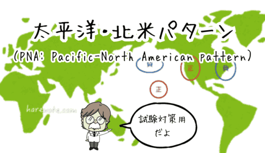太平洋・北米パターン（PNA: Pacific-North American pattern）