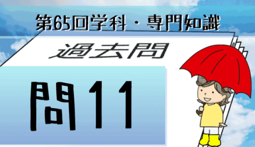 学科専門~過去問私的解説&考察~第65回気象予報士試験・問11